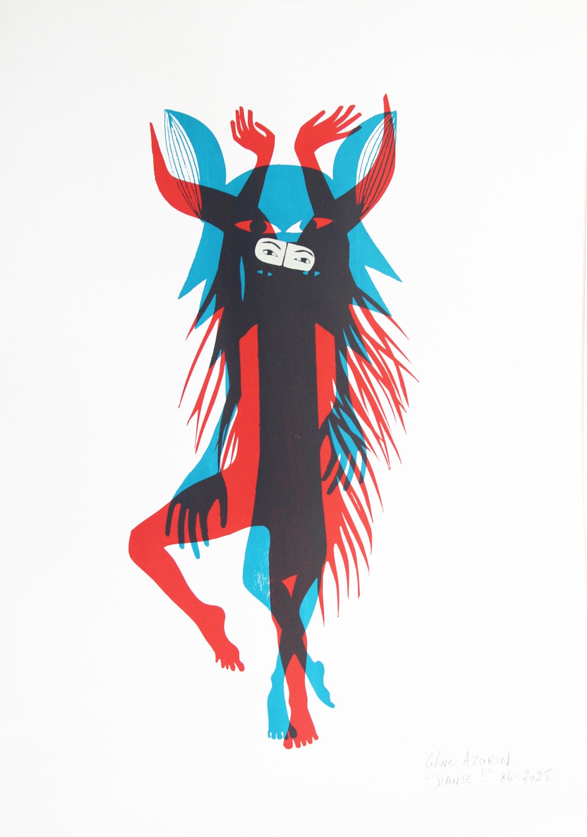 buy original screenprint by French artist Céline Azorin