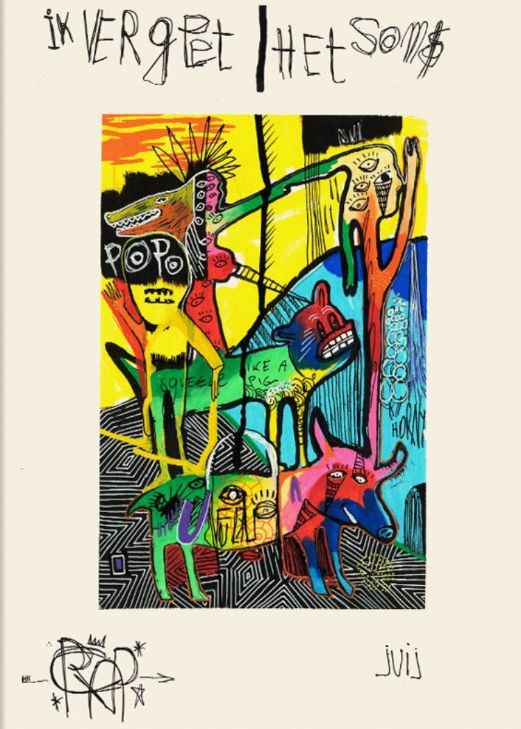 buy abstract illustration squeele like a pig by Sven Reubens
