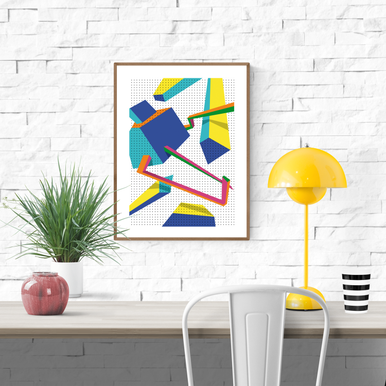 buy abstract London illustration artprint by Studio Frits