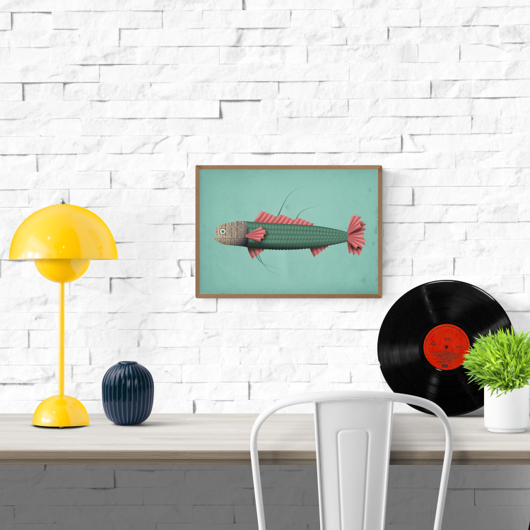 buy ocean fish artprint illustration by Studio Frits