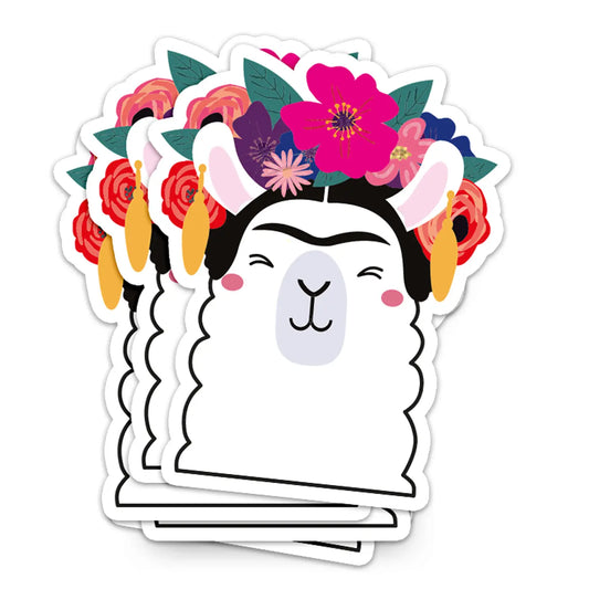 Frida Kahlo llama - sticker