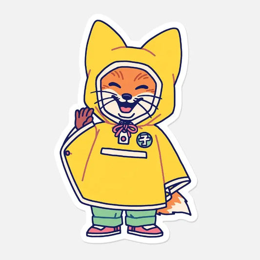 Kiki rain cape - sticker