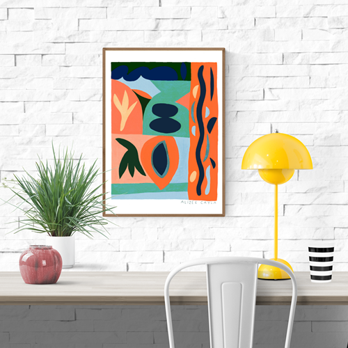 buy abstract Sanlemo illustration by Alizee Cayla