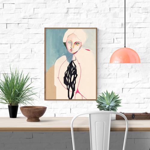 Buy woman's illustration by Angel Hernandez