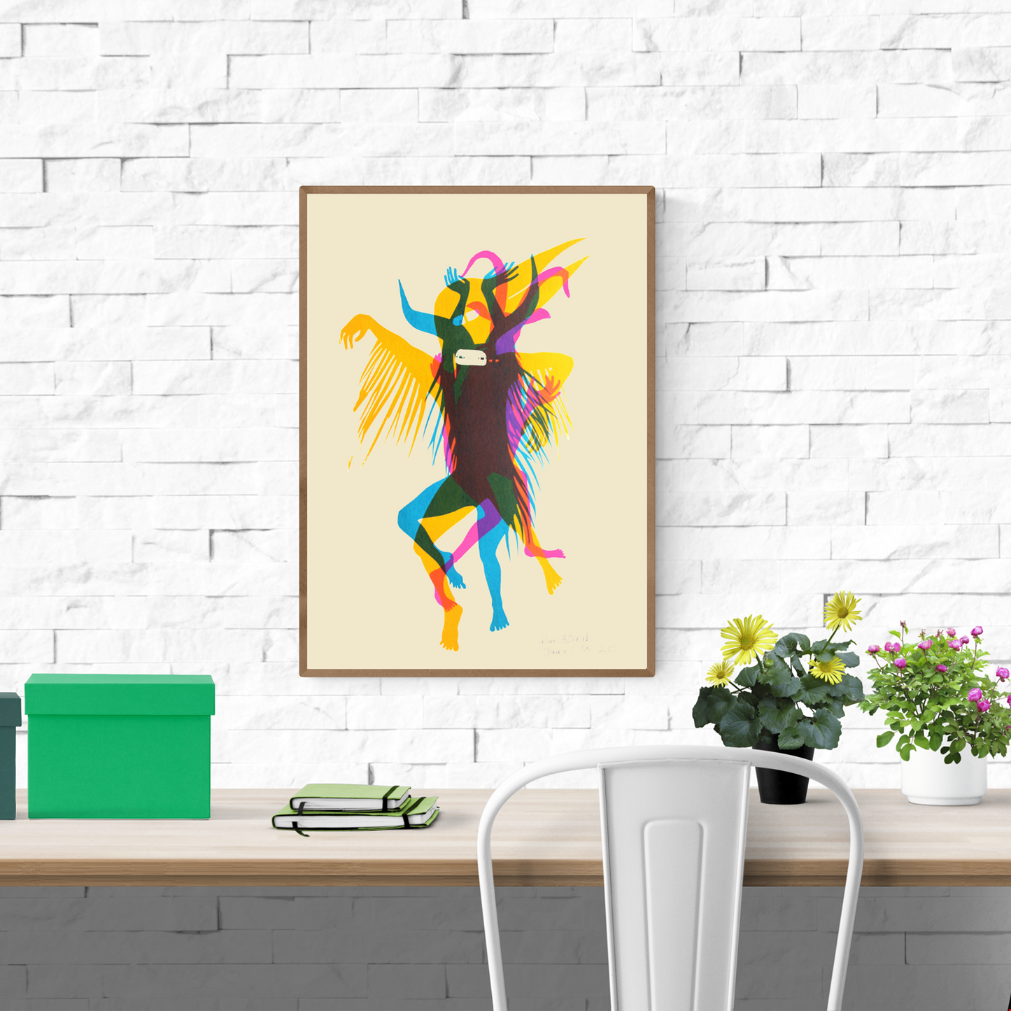 buy screenprint by French artist Celine Azorin