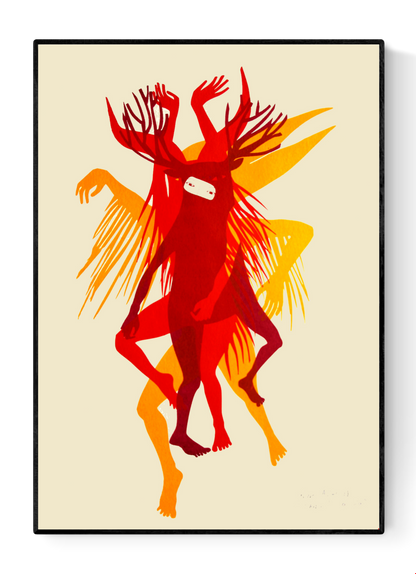 buy this A3 screenprint by French artist Celine Azorin