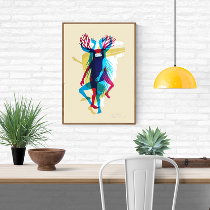 buy unique screenprint by Céline Azorin