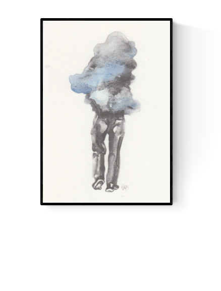 Buy cloud man illustration by FAB