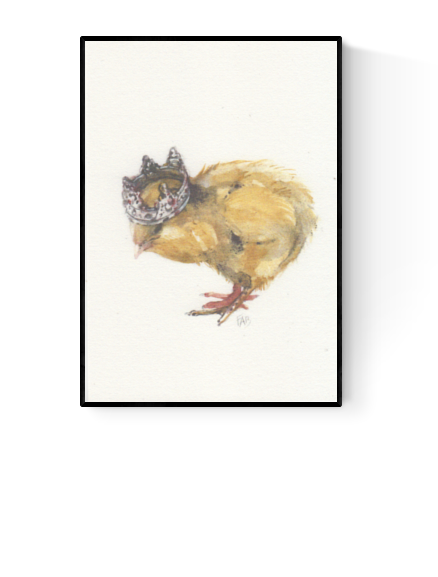 Buy illustration with crown chick by FAB