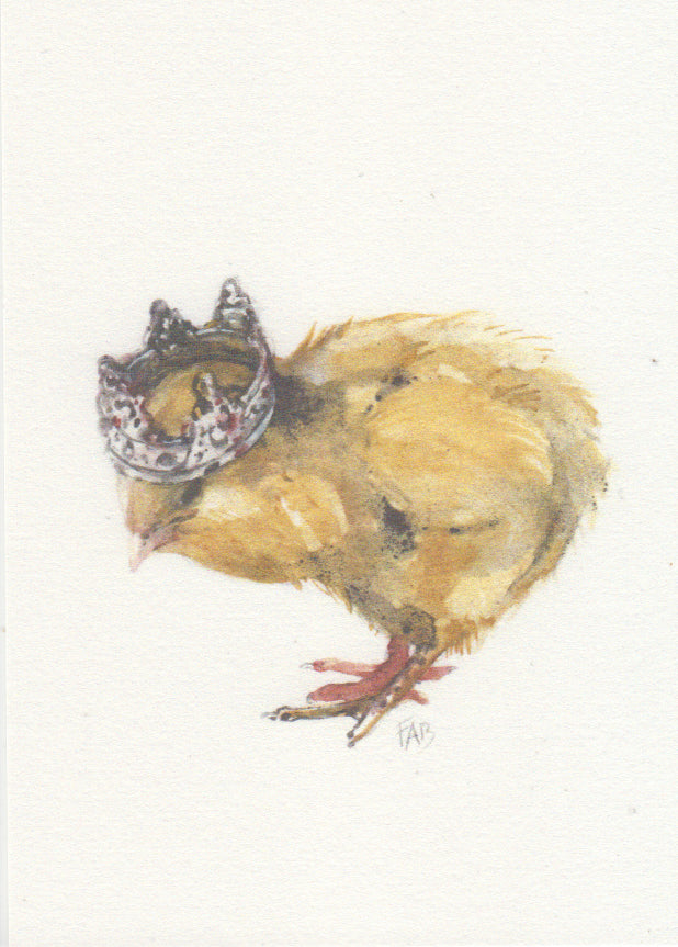 Buy artprint with crown chick by FAB