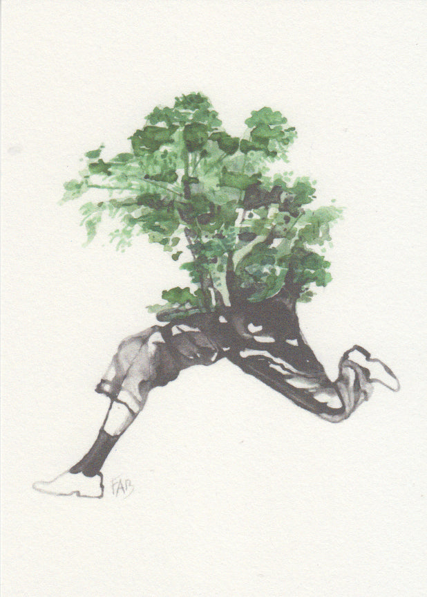 Buy running tree artprint by FAB