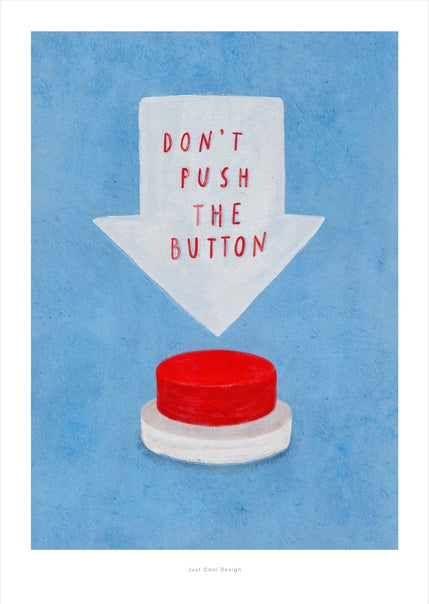 Buy don't push the bottom wall art by just cool design