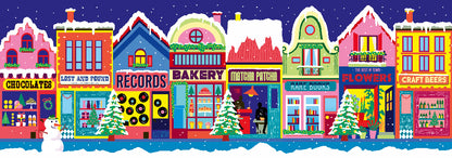 buy this Christmas town houses XL card