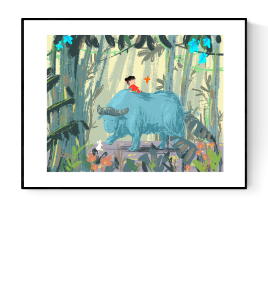 buy artprint from Willy Leung - year of the ox