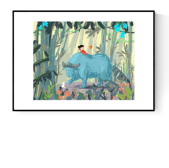 buy artprint from Willy Leung - year of the ox