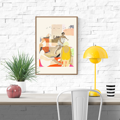 Buy artprint with women by Wünsch & Stömer