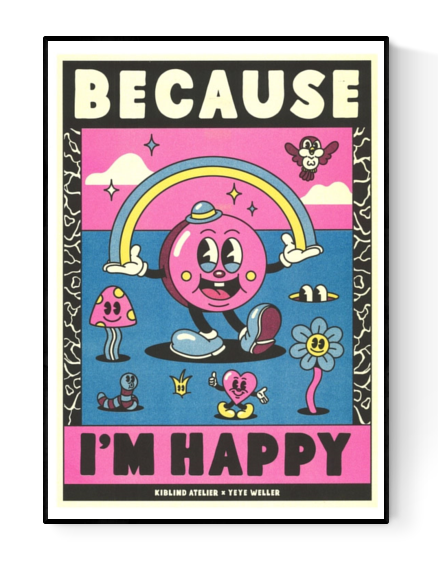 Pharrell Williams "Because I'm Happy" - Yeye Weller