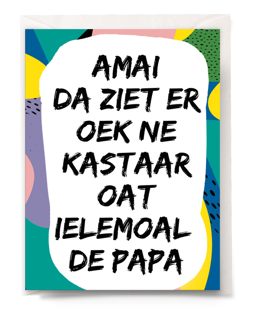 Greeting card - Tante Colette - Ielemoal de papa