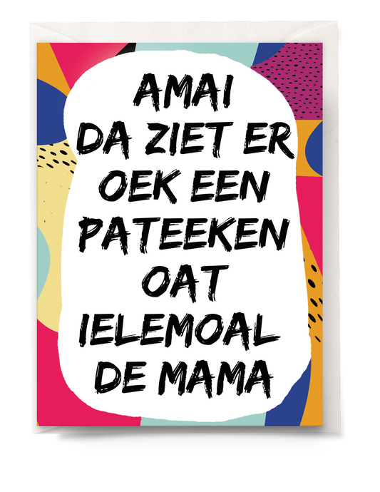 Greeting card - Tante Colette - Ielemoal de mama