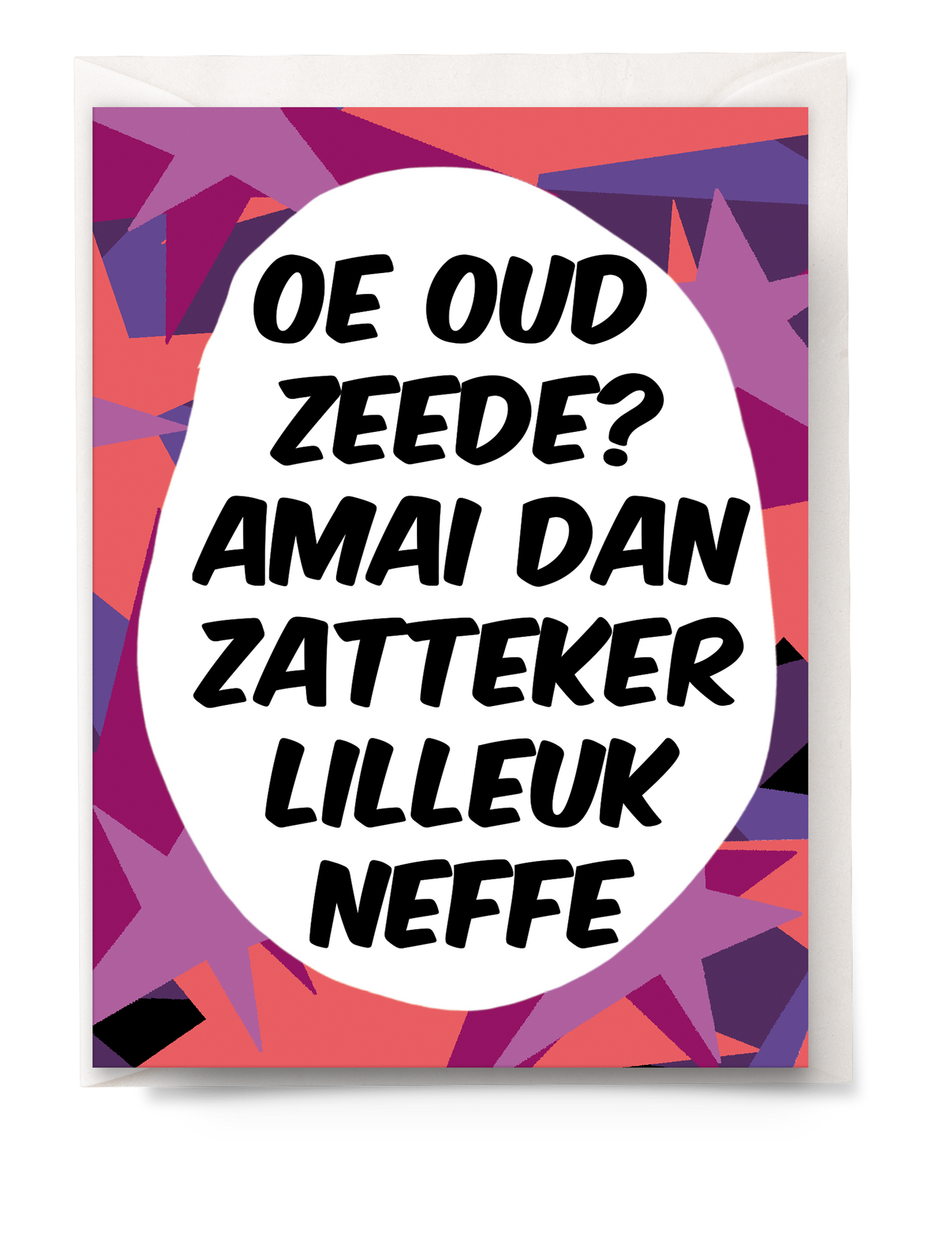 Greeting card - Tante Colette - Dan zattek er lilleuk neffe