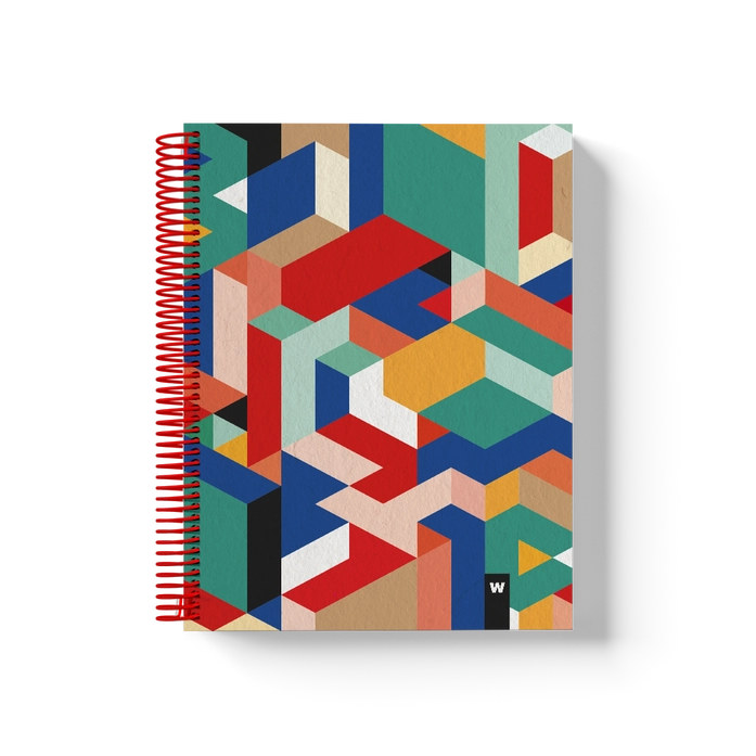 notebook - geometric - by Weew Smart Design