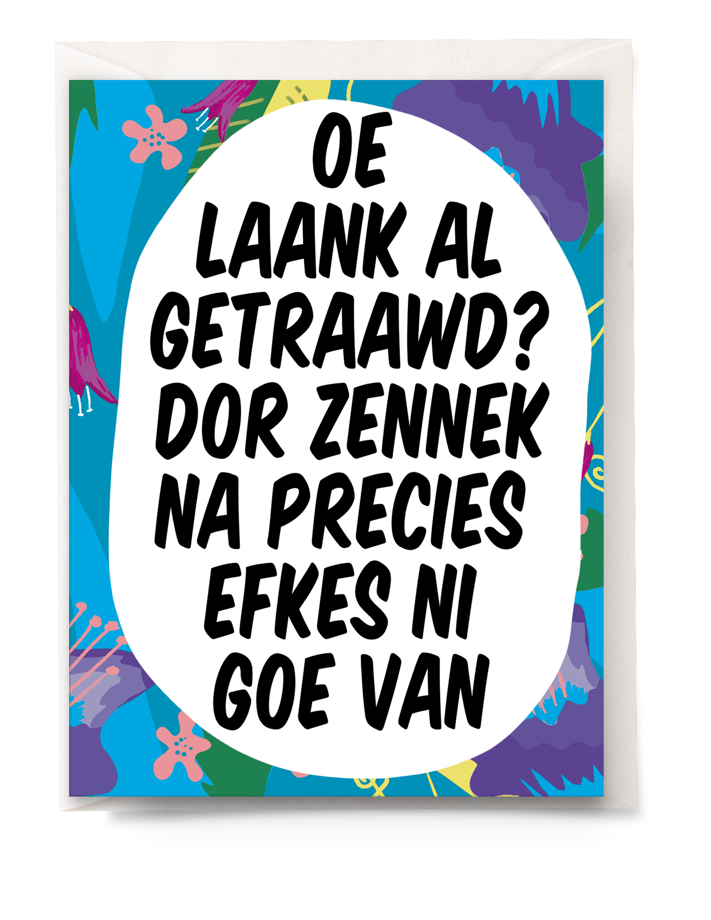 Greeting card - Tante Colette - Dor zennek na precies efkes ni goe van