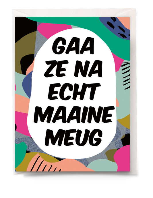 Greeting card - Tante Colette - Echt maaine meug