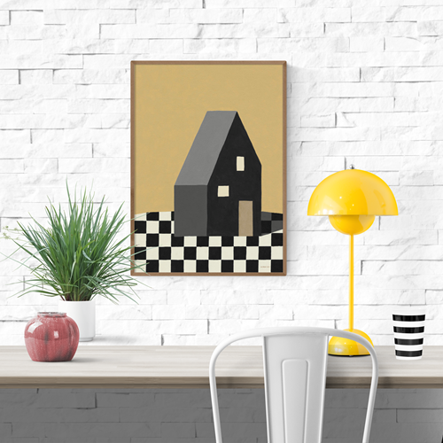 Buy artprint with house by MPGMB