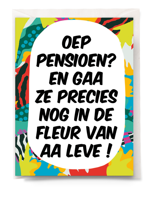 greeting card - Tante Colette - in de fleur van aa leve