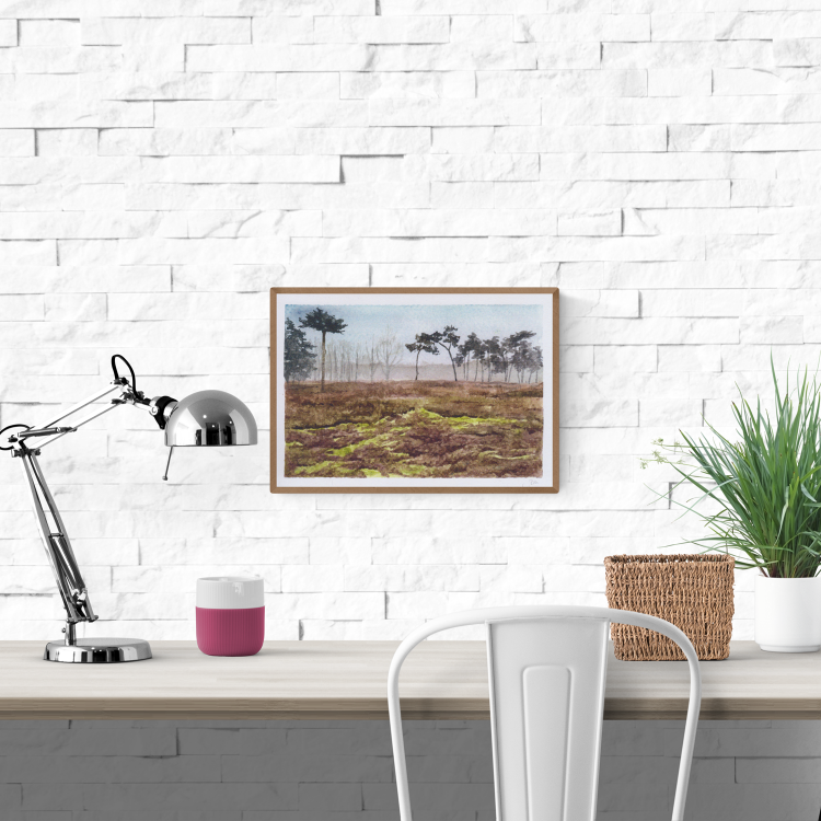 buy artprint with landscape by Stien van Kerckhoven