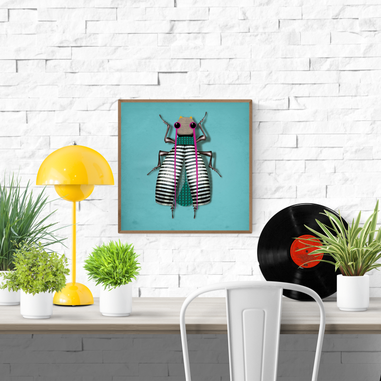 buy bug illustration artprint by Studio Frits