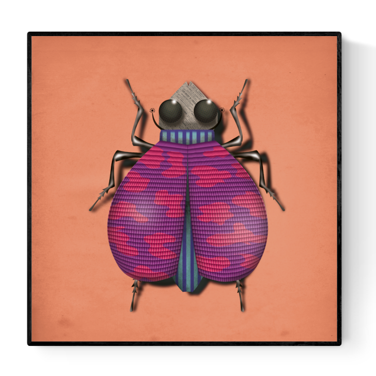 buy insect illustration artprint by Studio Frits