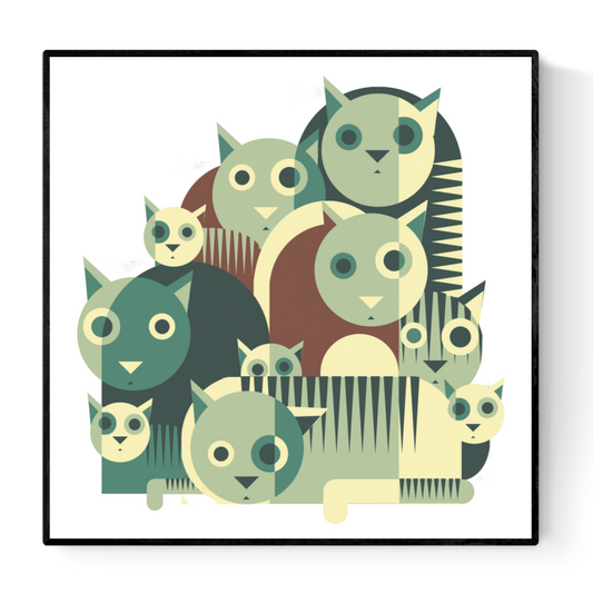 buy cat gang illustration by Studio Frits