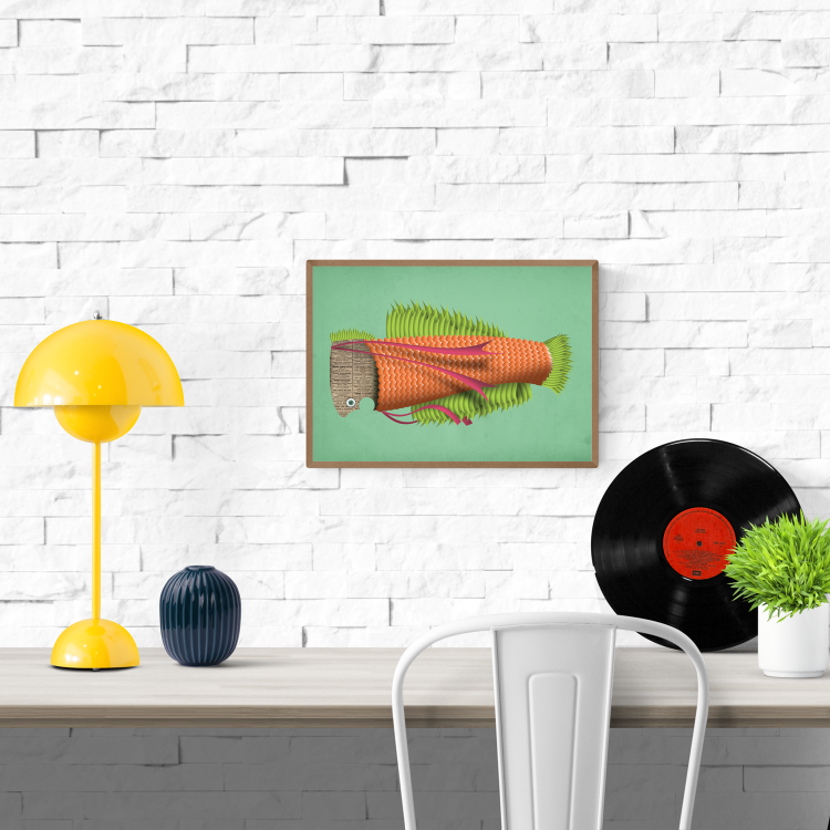 buy fish illustration by Studio Frits