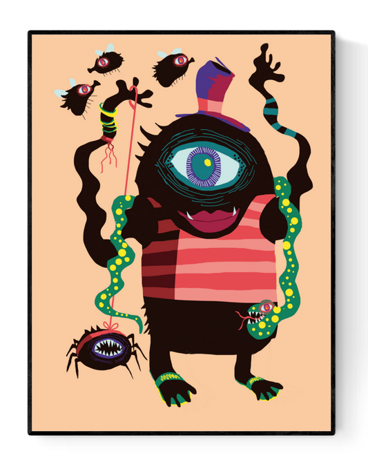buy high class monster artprint illustration by Studio Frits