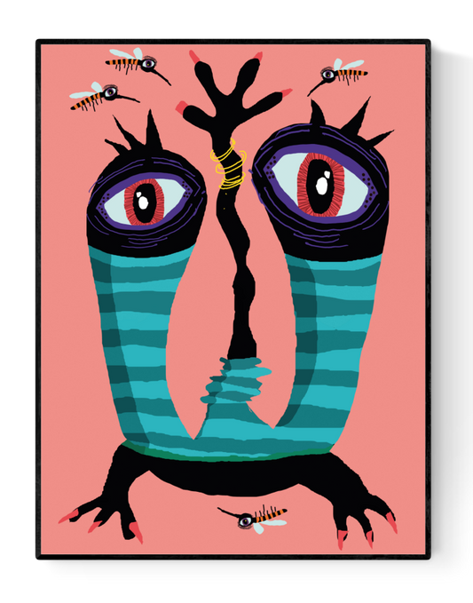 buy monster illustration artprint by Studio Frits