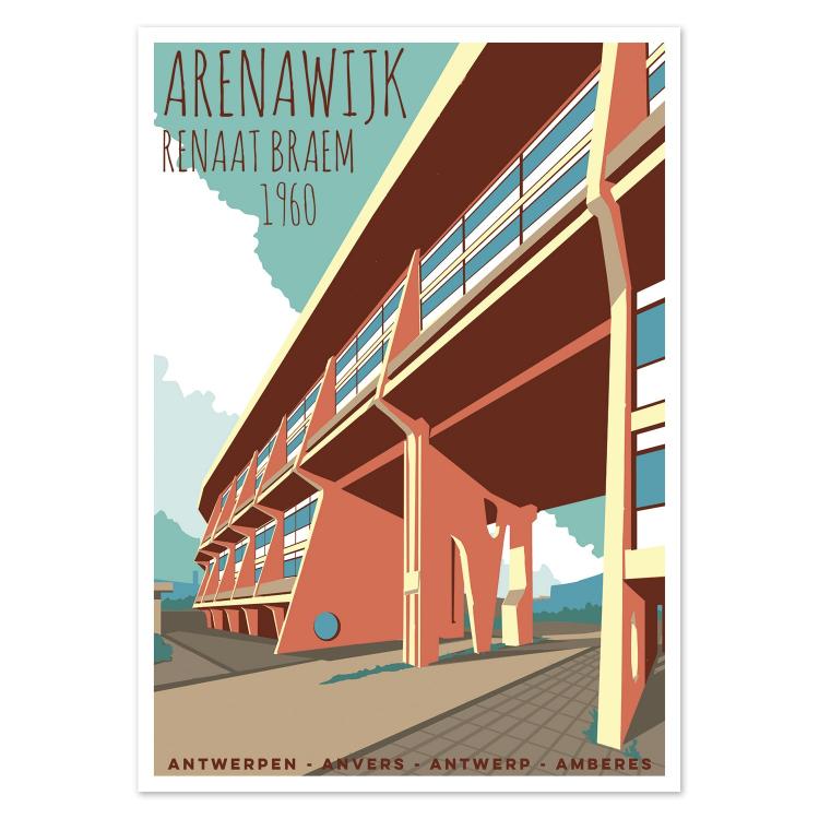 buy Renaat Braem architecture postcard illustrations