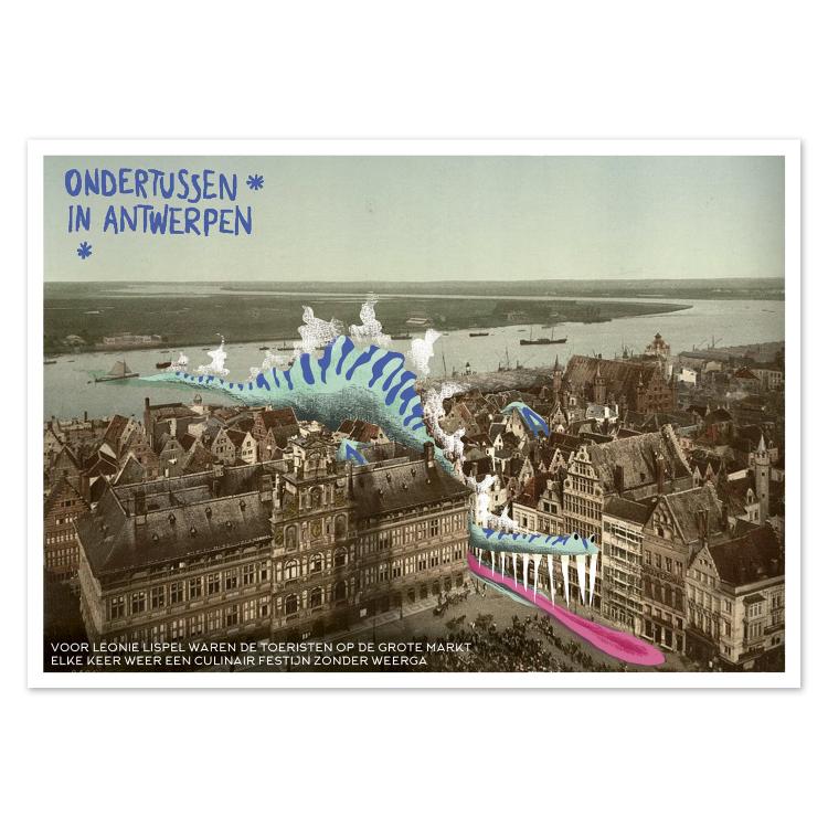 buy Antwerp monster postcard