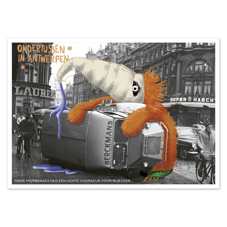 buy Antwerp monster postcard