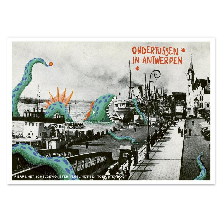 buy Antwerp monsters postcard