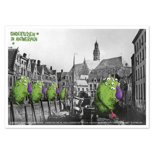 buy Antwerp monster postcards