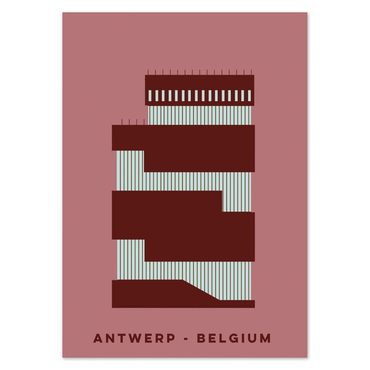 buy Antwerp MAS illustration postcard