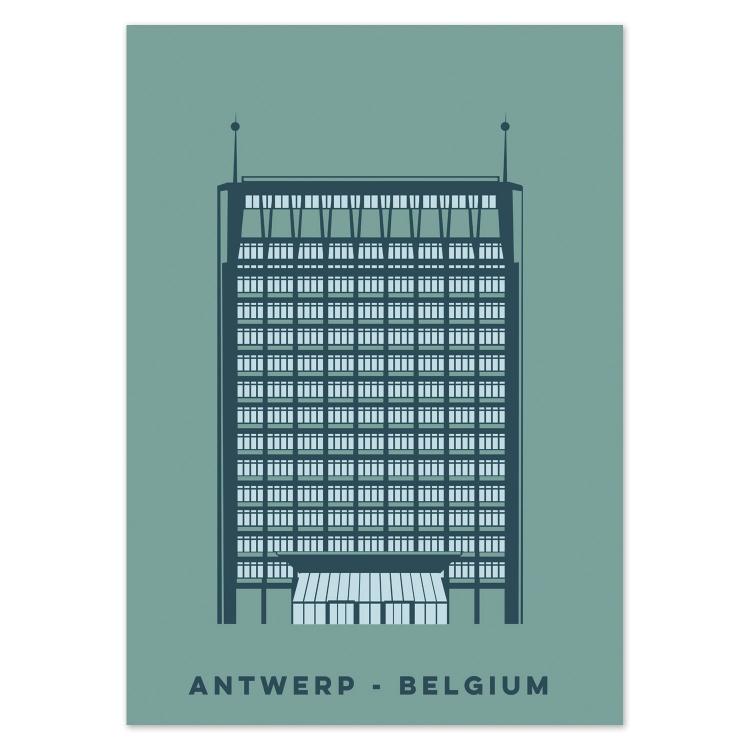 buy Antwerp Braem tower postcard