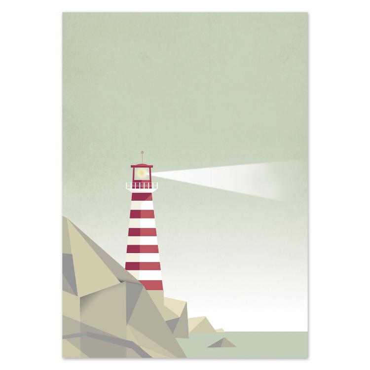 buy lighthouse illustration postcards