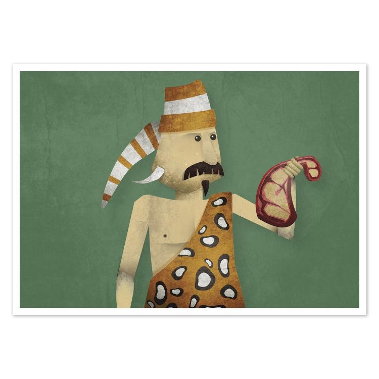 buy postcard circus Giorgio Stromboli illustration studio Frits