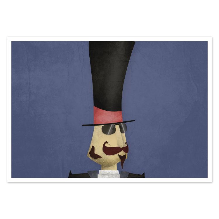 buy postcard circus Miguel Stromboli illustration studio Frits