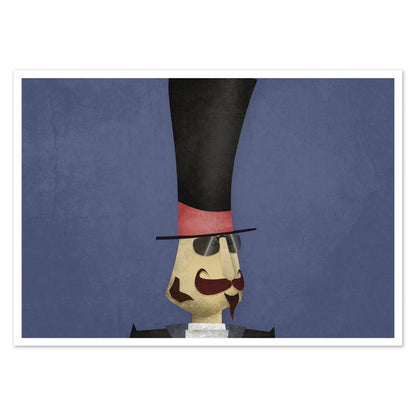 buy postcard circus Miguel Stromboli illustration studio Frits