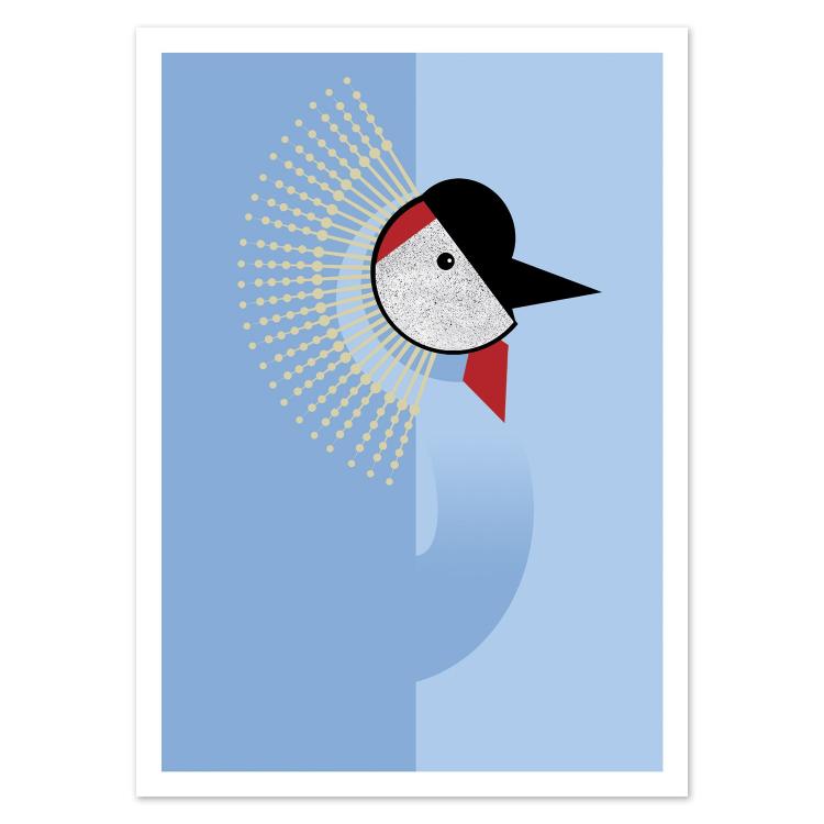 buy postcard crane illustration studio Frits