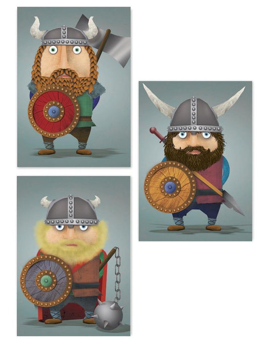 buy postcards with viking illustrations