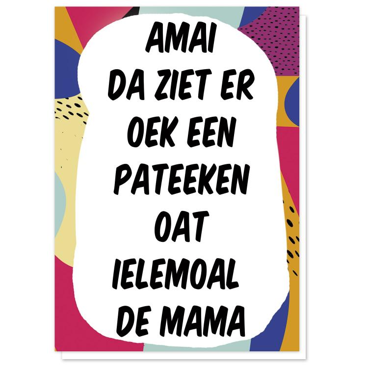 buy greeting card tante colette antwerp dialect